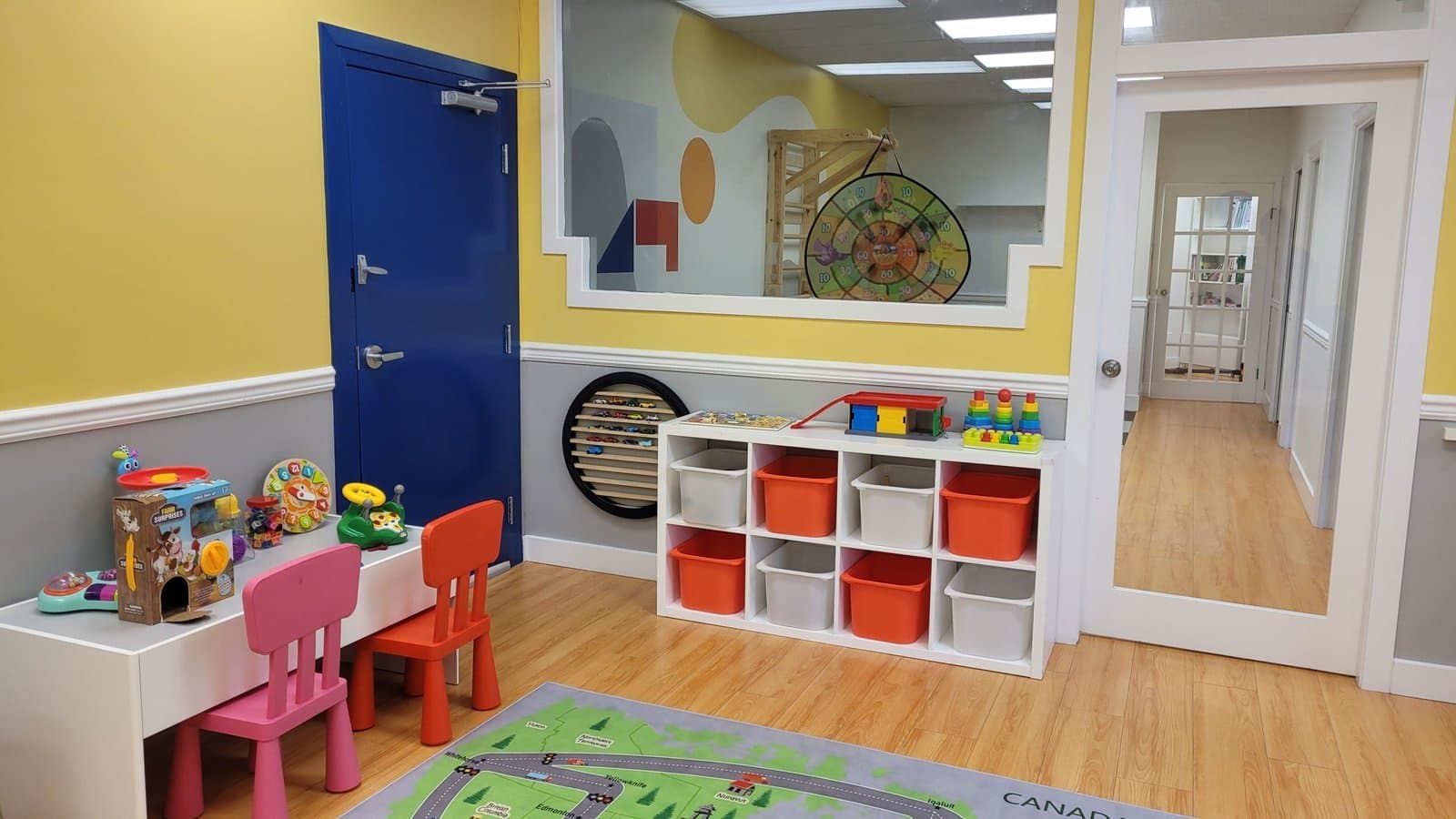Child in occupational therapy session at KidStart Burnaby