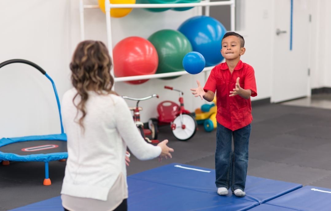 Pediatric occupational therapy session at KidStart Burnaby